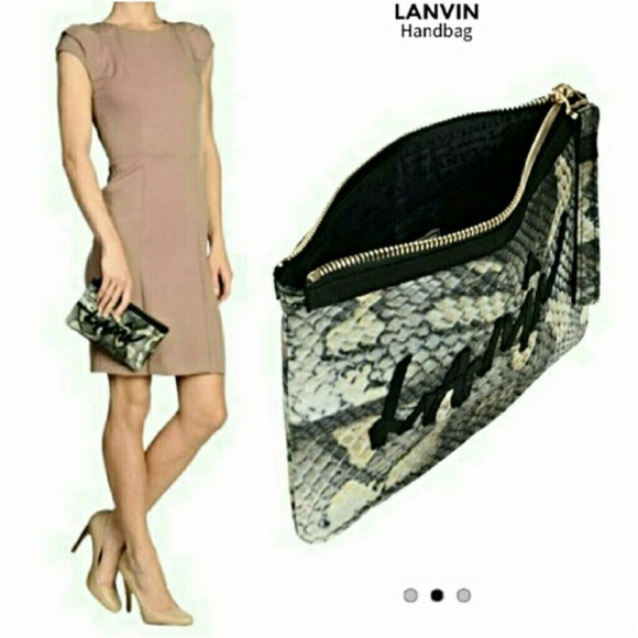 Lanvin Handbags - 🚫SOLD🚫NWT AUTHENTIC LANVIN SOFT CLUTCH
